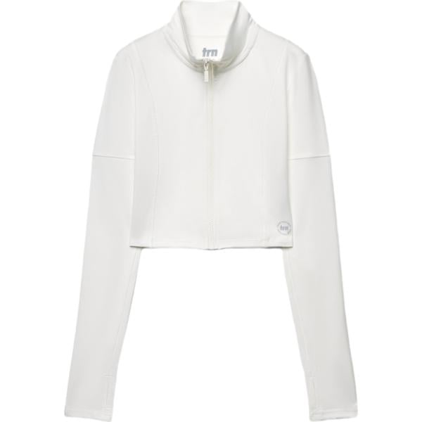 felpe sportive Terranova bianco tinta unita