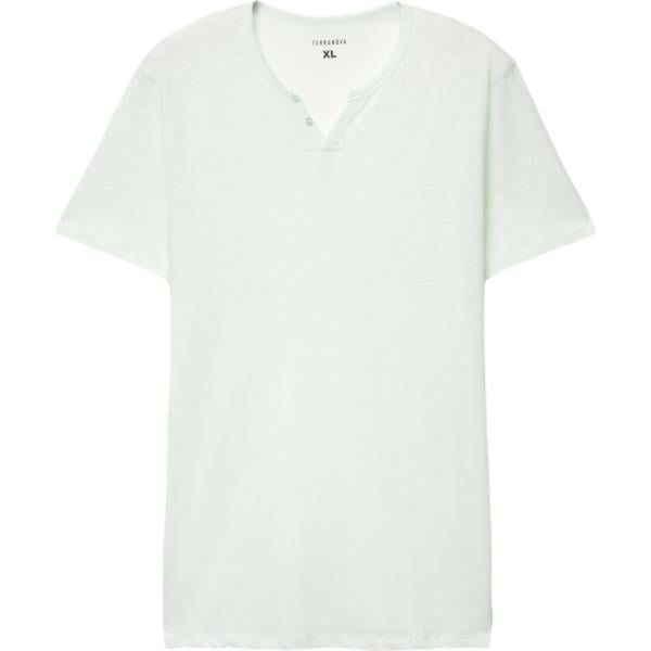 t-shirt Terranova blu tinta unita