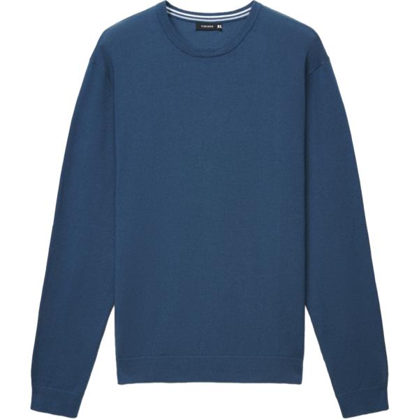 maglieria Terranova blu tinta unita