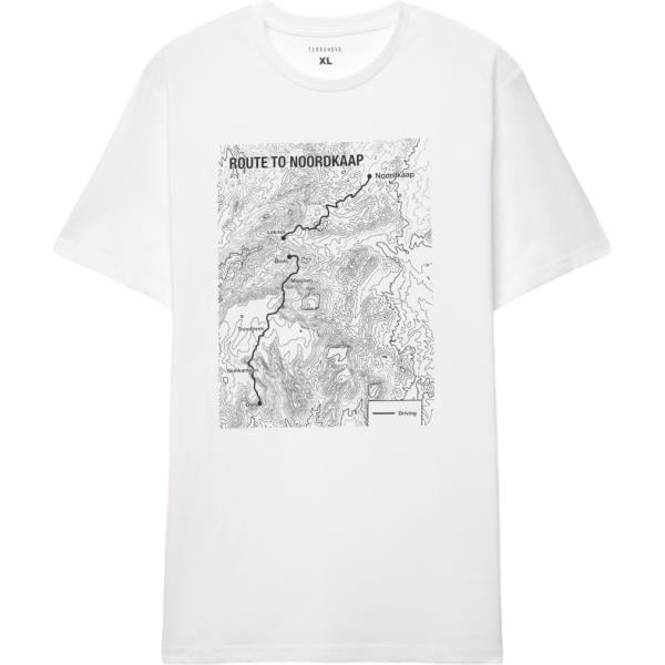 t-shirt Terranova bianco con stampe