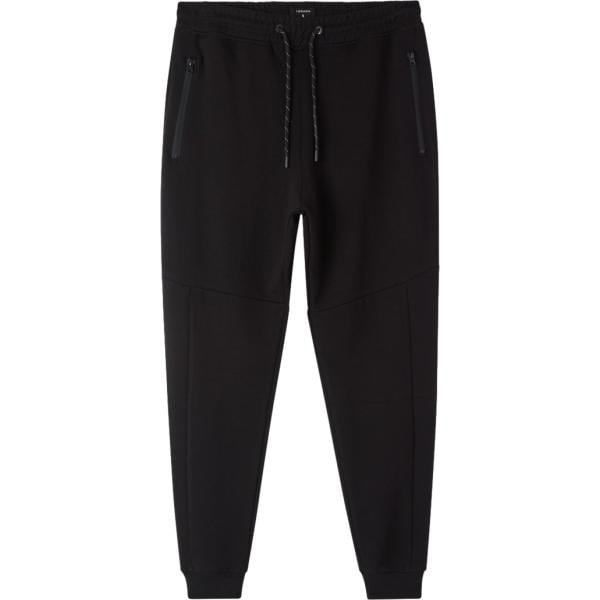 pantaloni Terranova nero tinta unita