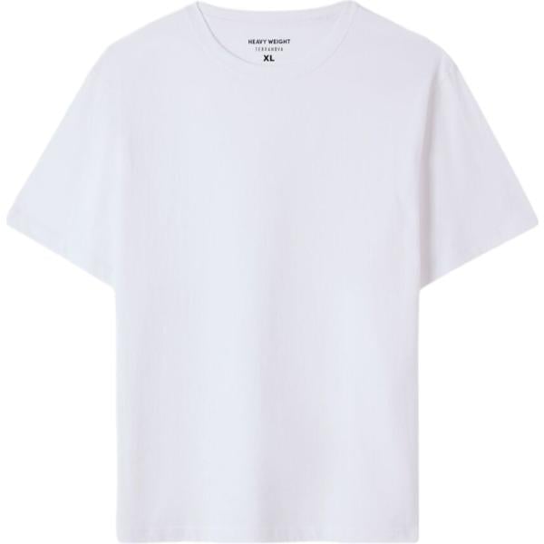 t-shirt Terranova bianco tinta unita