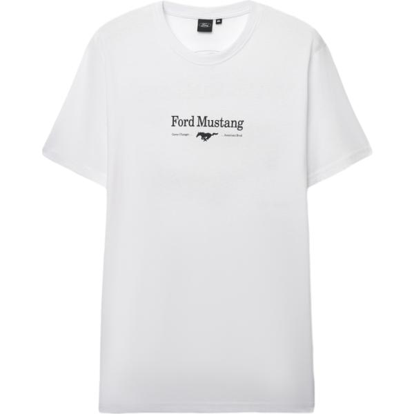 t-shirt Terranova bianco con stampe