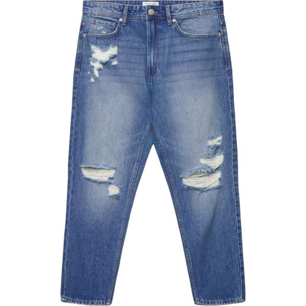 jeans strappati Terranova blu tinta unita