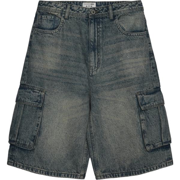 pantaloni corti Terranova blu tinta unita