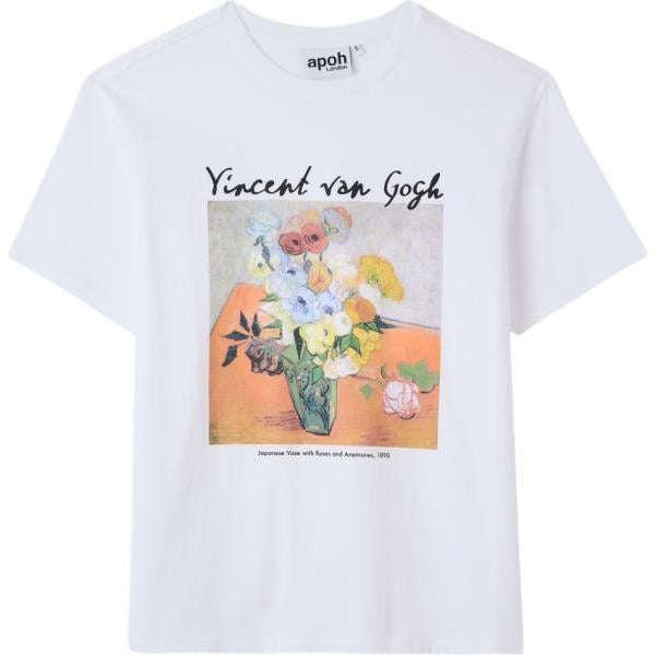 t-shirt Terranova bianco con stampe