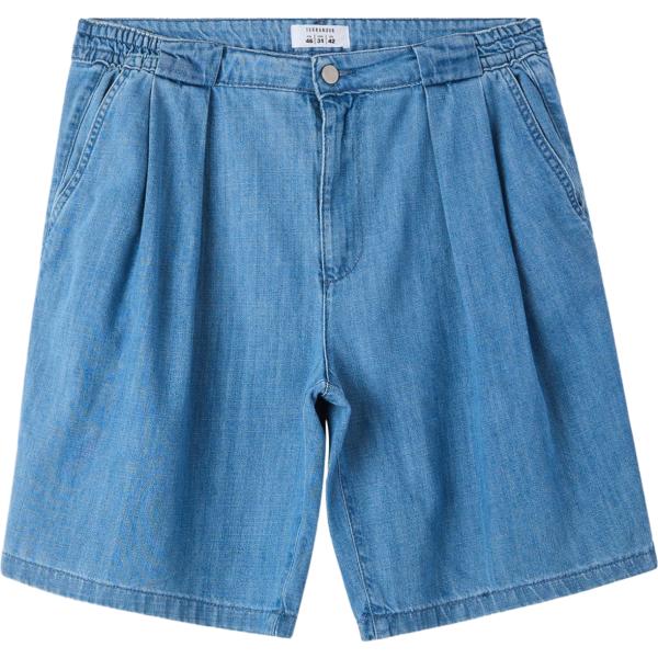 shorts Terranova blu tinta unita