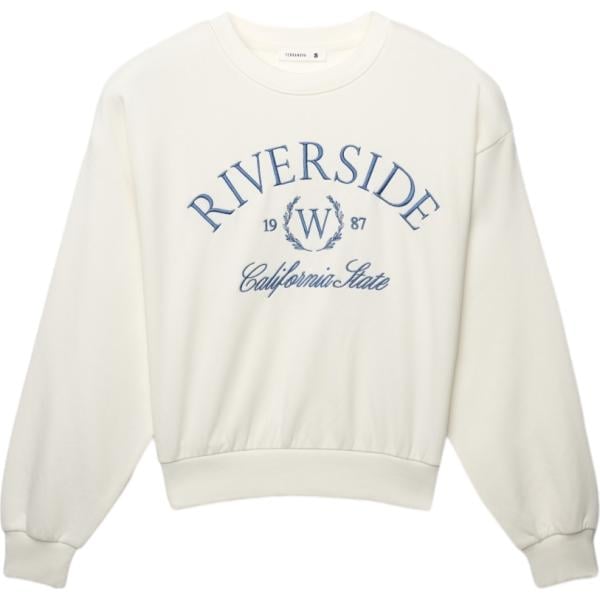 felpe Terranova bianco con stampe