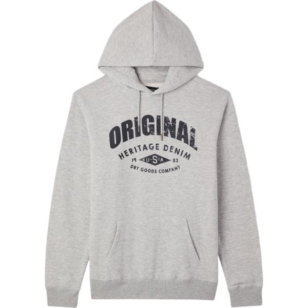 felpe con cappuccio Terranova grigio con stampe