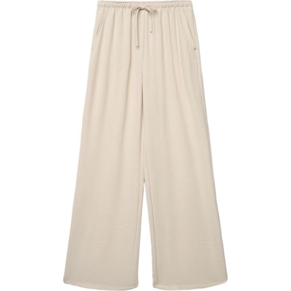 pantaloni Terranova bianco tinta unita