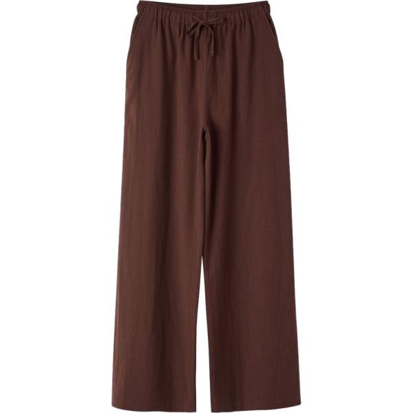pantaloni Terranova marrone tinta unita