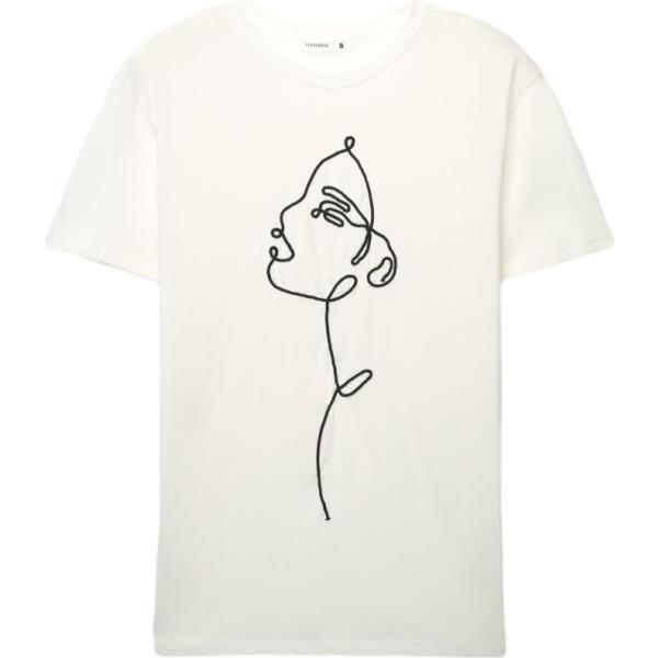 t-shirt Terranova bianco con stampe