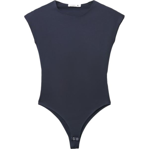 top Terranova blu tinta unita