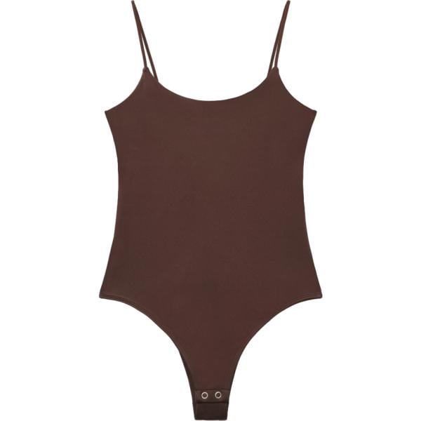 top Terranova marrone tinta unita