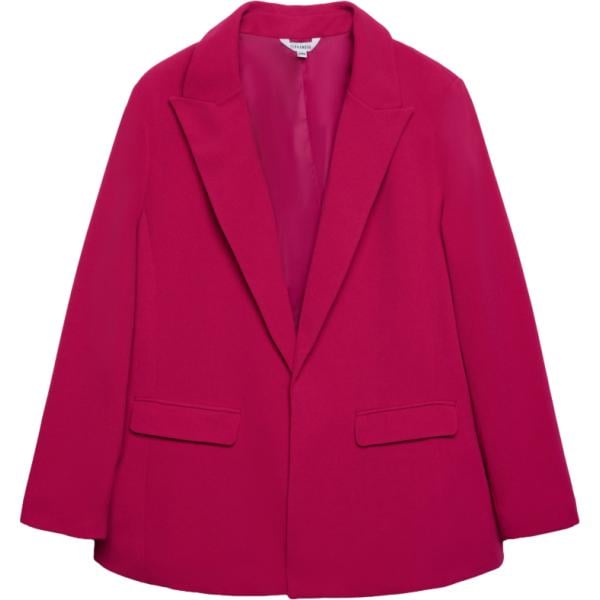 blazer Terranova rosso tinta unita