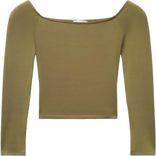 t-shirt Terranova marrone tinta unita