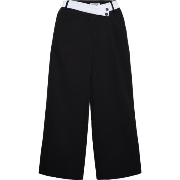 pantaloni Terranova nero tinta unita