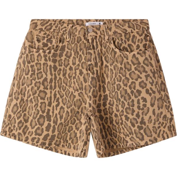 shorts Terranova marrone con stampe