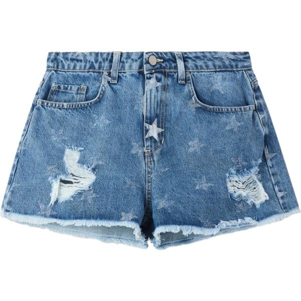 shorts Terranova blu con stampe