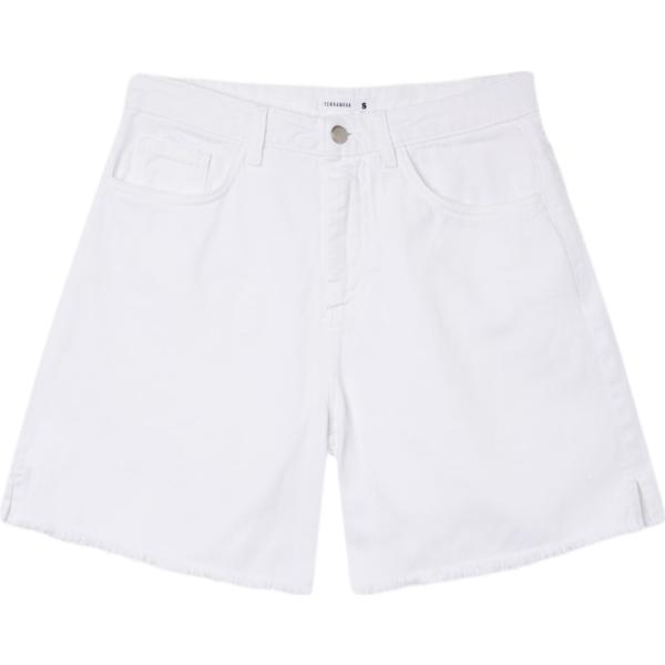 shorts Terranova bianco tinta unita