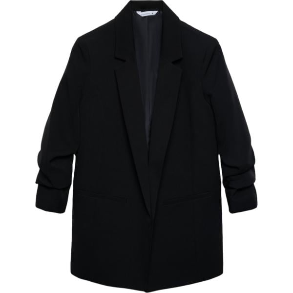 blazer Terranova nero tinta unita