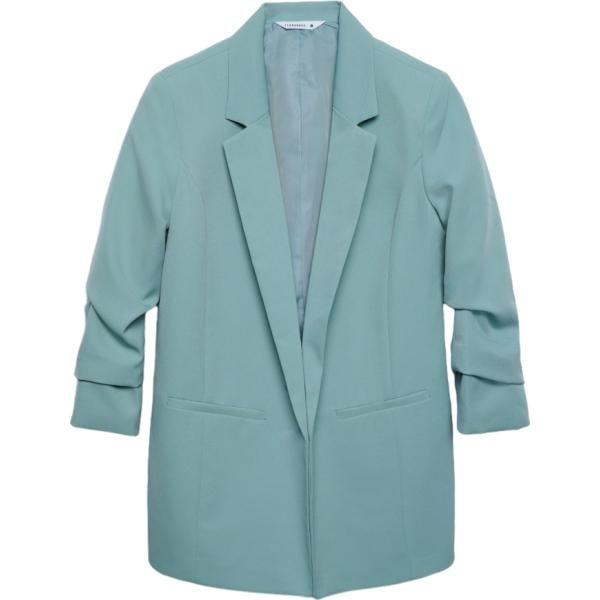 blazer Terranova verde tinta unita