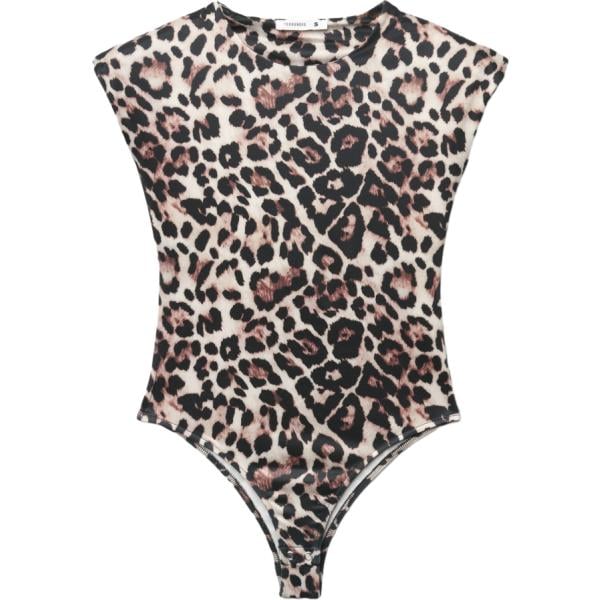 top Terranova multicolore animalier