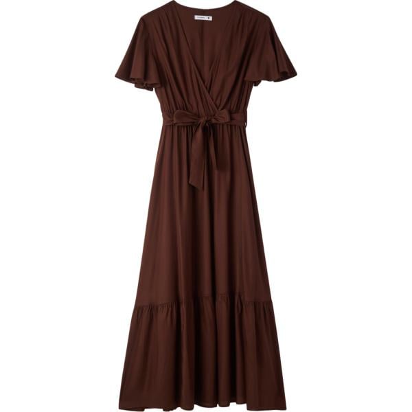 vestiti lunghi Terranova marrone tinta unita