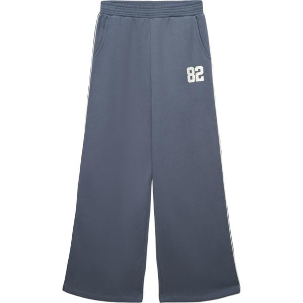 pantaloni Terranova grigio con stampe