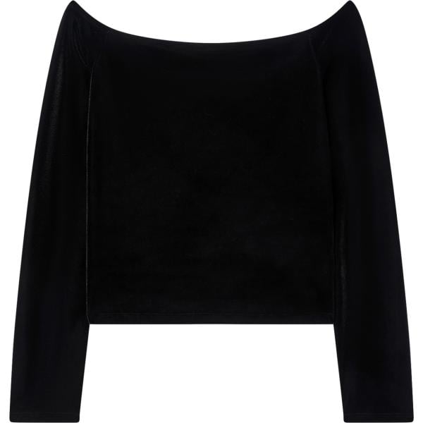 bluse Terranova nero tinta unita