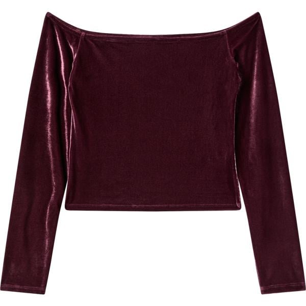 bluse Terranova marrone tinta unita