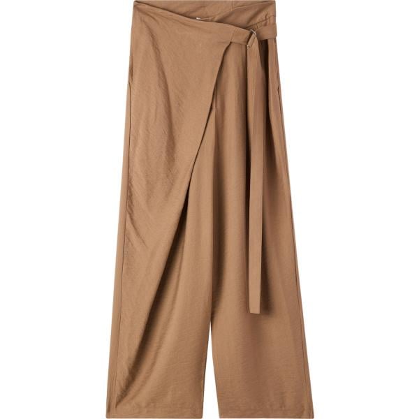 pantaloni Terranova marrone tinta unita