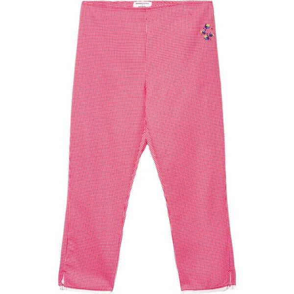 pantaloni capri Terranova rosa a quadri