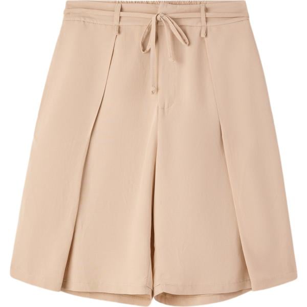 pantaloni corti Terranova marrone tinta unita