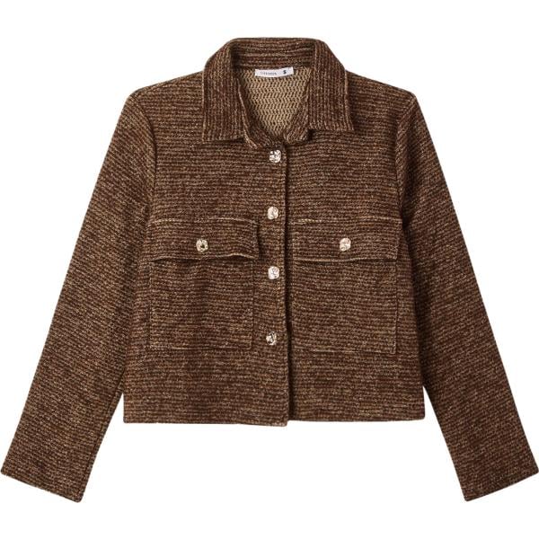 blazer Terranova marrone tinta unita