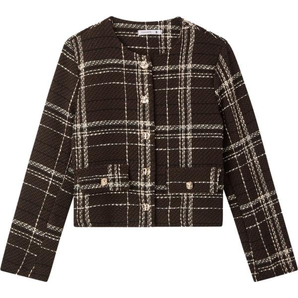 blazer Terranova marrone a quadri