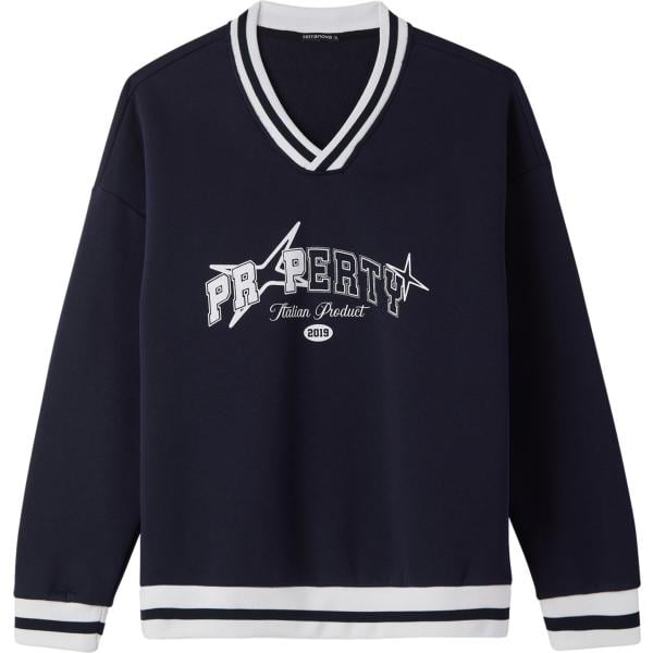 felpe Terranova blu con stampe