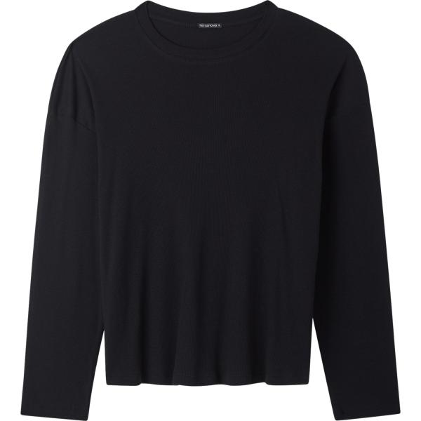 maglieria Terranova nero tinta unita