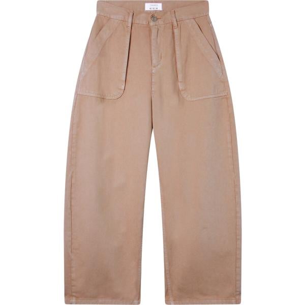 pantaloni Terranova marrone tinta unita