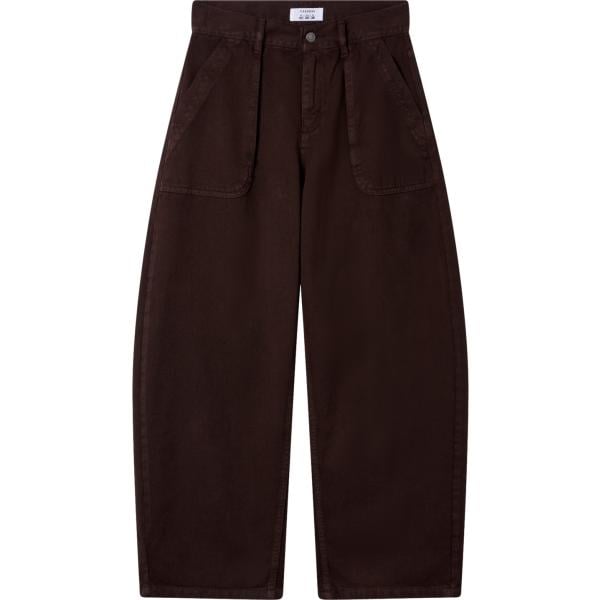 pantaloni Terranova marrone tinta unita