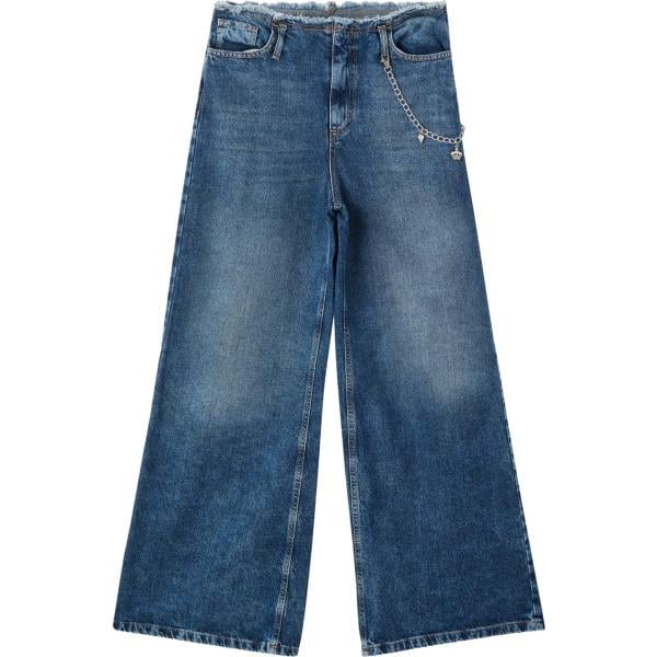 jeans dritti Terranova blu tinta unita