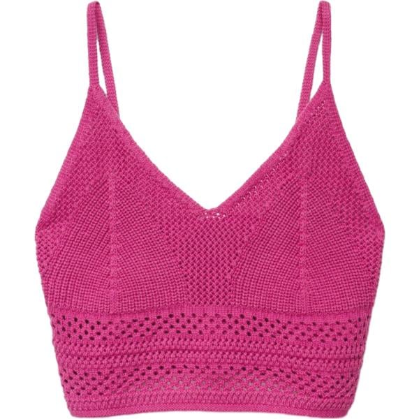 top Terranova rosa tinta unita