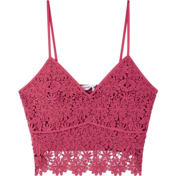 top Terranova rosa a fiori