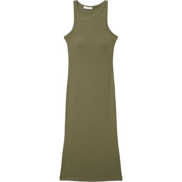 vestiti midi/longuette Terranova verde tinta unita