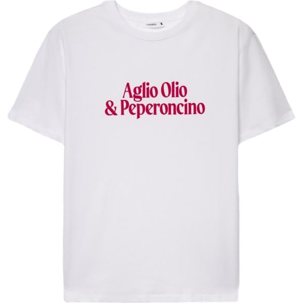 t-shirt Terranova bianco con stampe