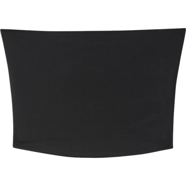 top Terranova nero tinta unita