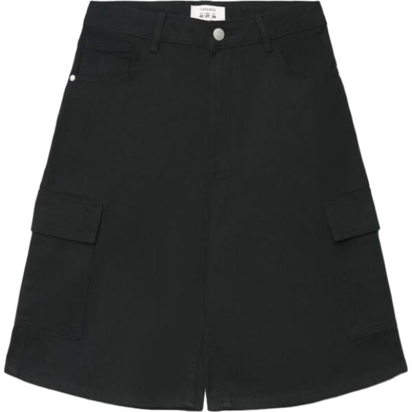 pantaloni corti Terranova nero tinta unita