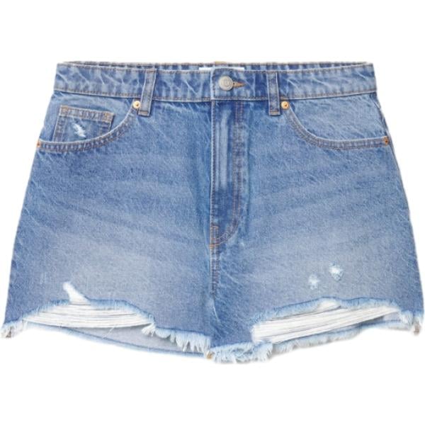 shorts Terranova blu tinta unita