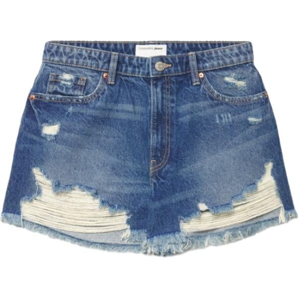 shorts Terranova blu tinta unita