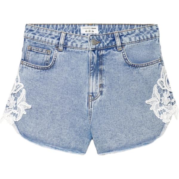 shorts Terranova blu a fiori